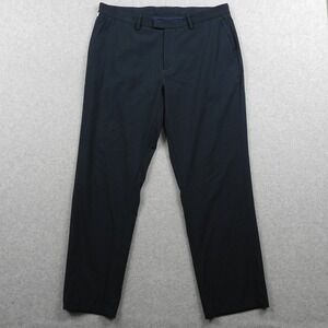 Ministry of Supply Pants Mens 36x30 Kinetic Dress Suit Flat Front Navy Blue